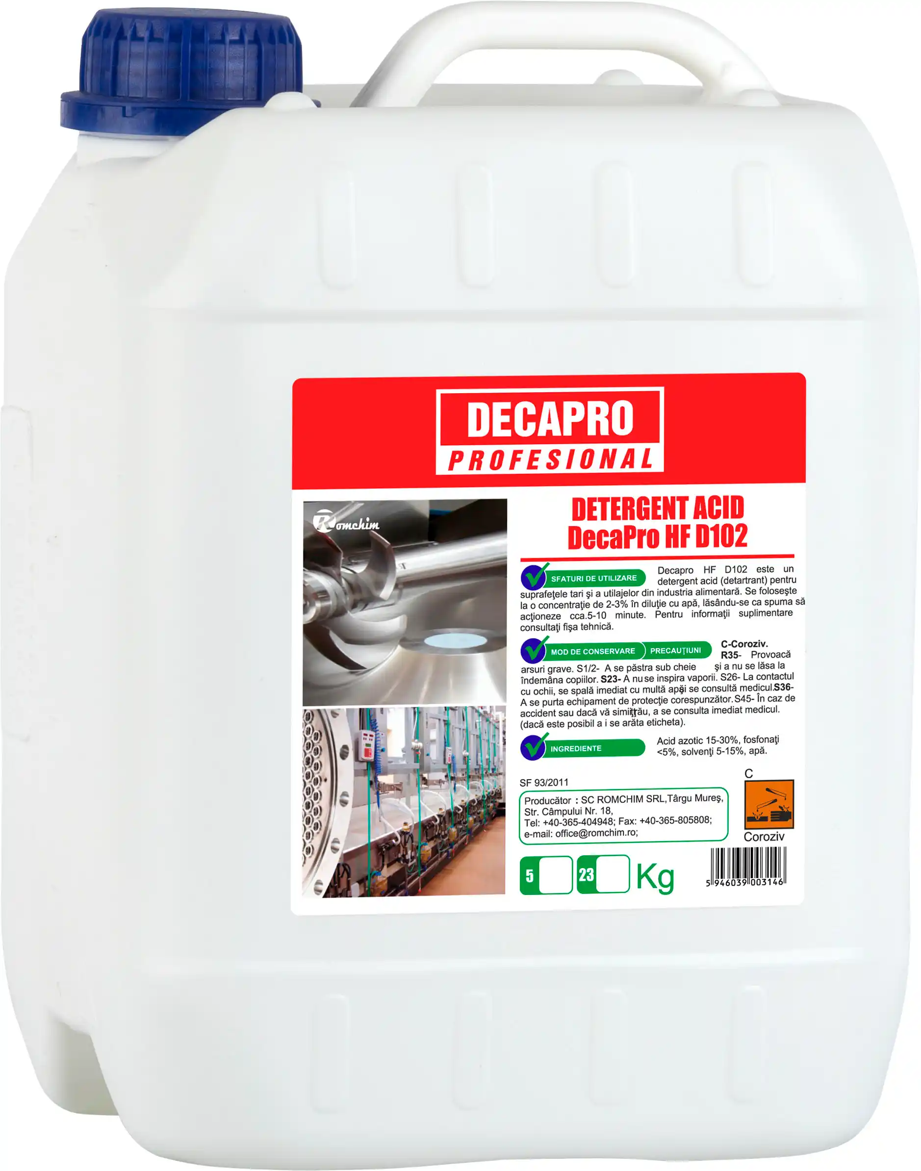 DECAPRO Detergent Acid HF d102